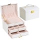 OUTOP New Layers Jewelry Organizer Box Jewelry cases Exquisite Women Girls Gift Display Holder Earring Ring Necklace Storage
